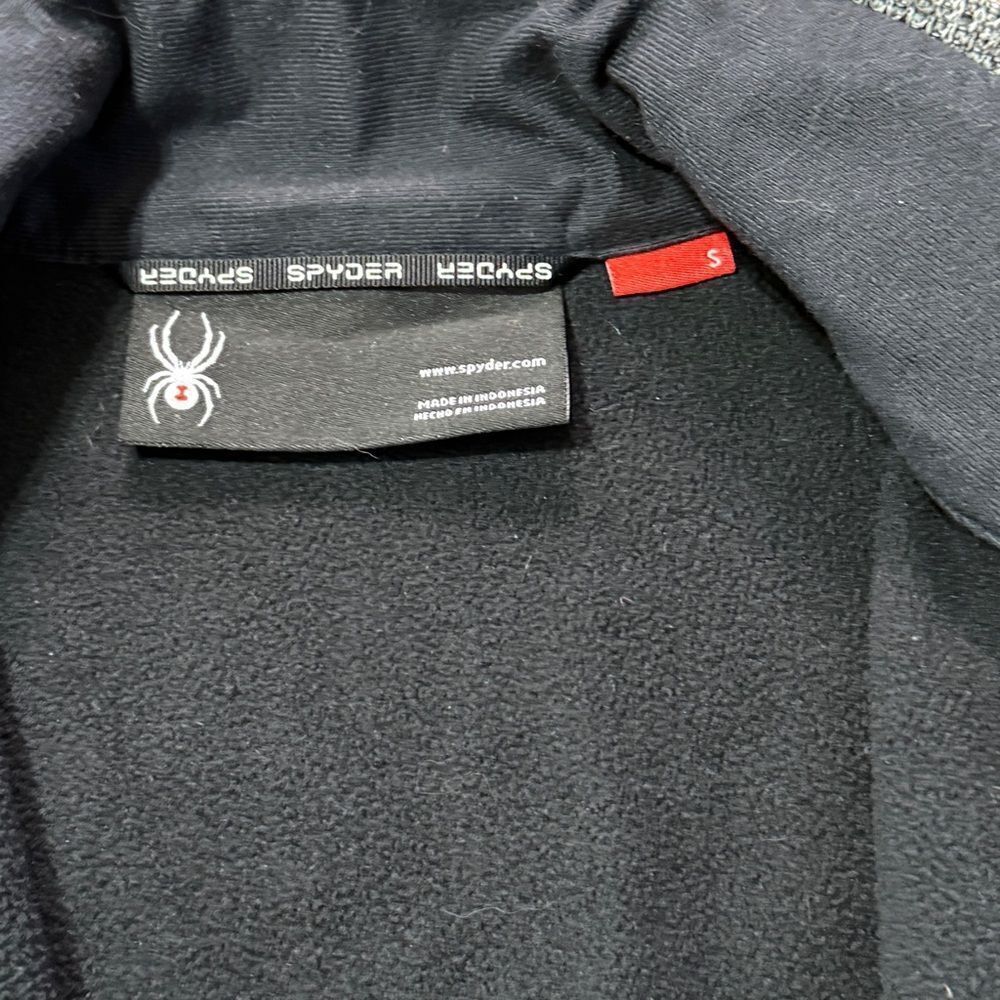 Spyder Grey Women’s Sweater Fleece Jacket Full-zip Closure Zippered Pockets Sm - Picture 11 of 13
